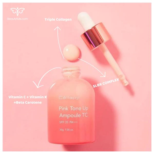  Serum Cellapy Pink Tone Up Ampoule TC SPF 35 