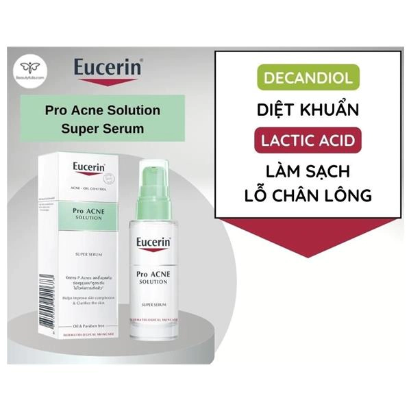 Serum eucerin trị mụn