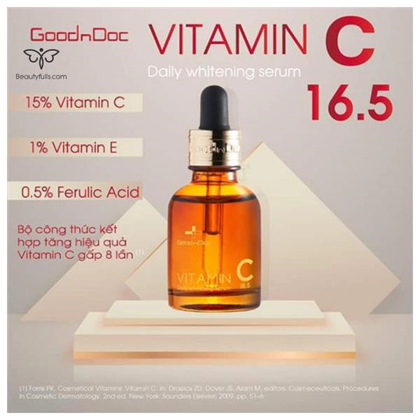 Serum Goodndoc Vitamin C -16.5 Daily Whitening 30ml