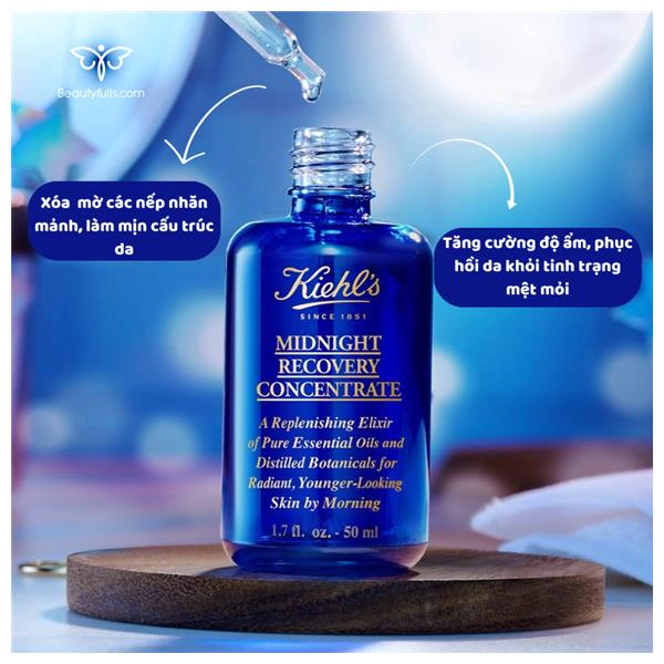 Serum Phục Hồi Kiehl's Midnight Recovery Concentrate