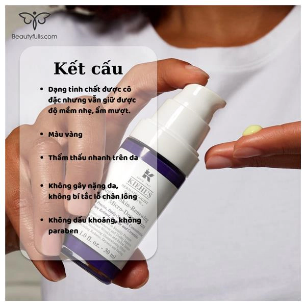 Serum Tái Tạo Da Kiehl's Retinol Skin-Renewing Daily Micro-Dose 