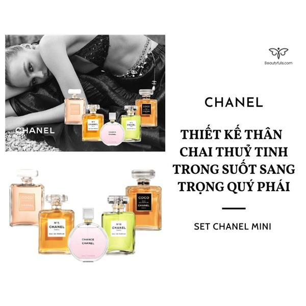 Phụ Kiện Cần Thơ  SET NƯỚC HOA CHANEL 5 CHAI  Giá sỉ 60k1  set Vip 57k  Nước hoa Chanel hương thơm nồng nàng say đắm  mang đến cho phái