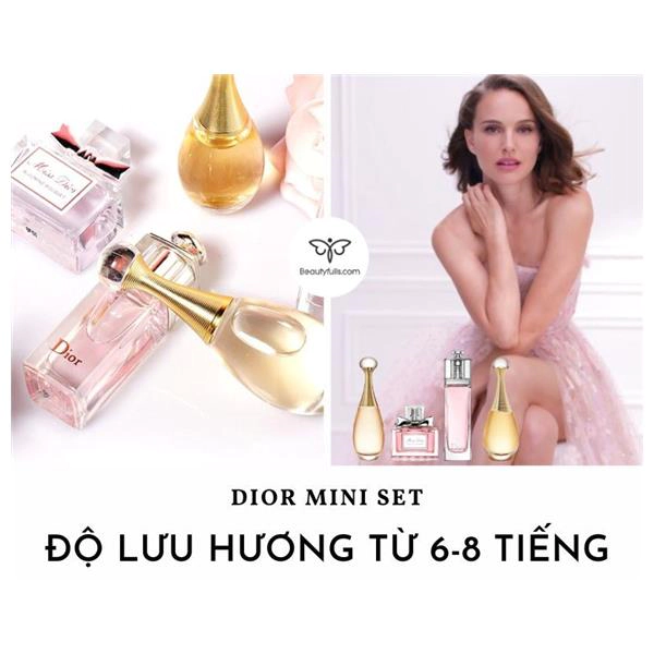 Set Nước Hoa Dior Addict LA Collection 4 Chai Mini  Theperfumevn