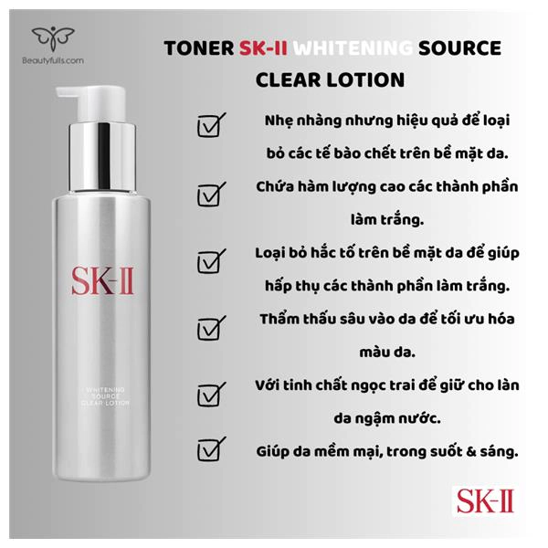 skii whitening source clear lotion