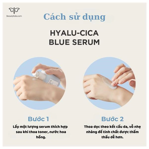 skin1004 madagascar centella hyalu-cica blue serum trị mụn
