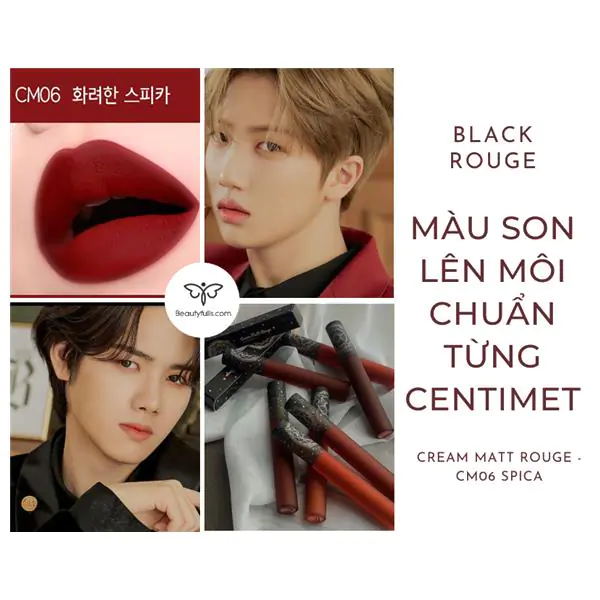 son black rouge đỏ hồng trầm