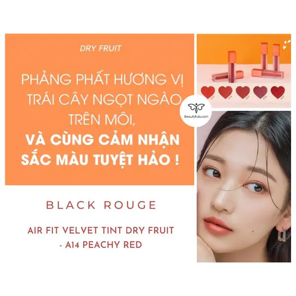 son black rouge peachy red