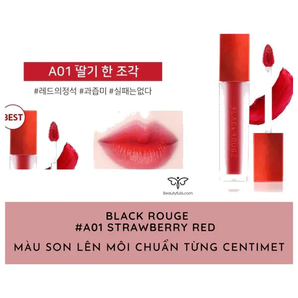 son black rouge strawberry red