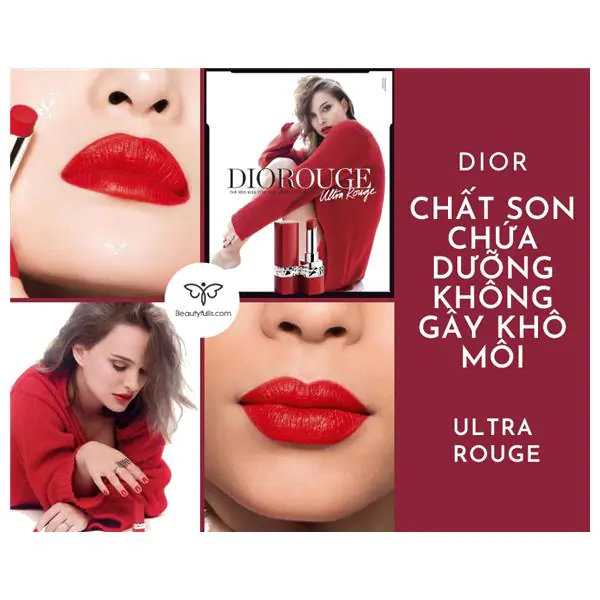 Son Dior Ultra Rouge 999 Ultra Dior Vỏ Đỏ  Màu Đỏ Cổ Điển  Vilip Shop   Mỹ phẩm chính hãng