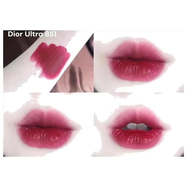 Review Son Dior 851 Ultra Rouge Ultra Shock Màu Đỏ Rượu