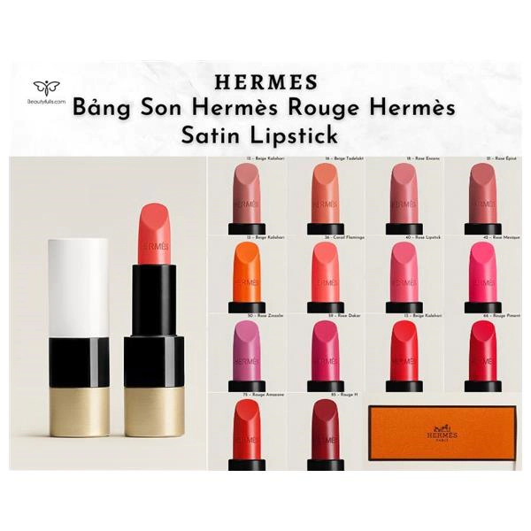 Son Hermès Rouge Hermès Satin Lipstick 1