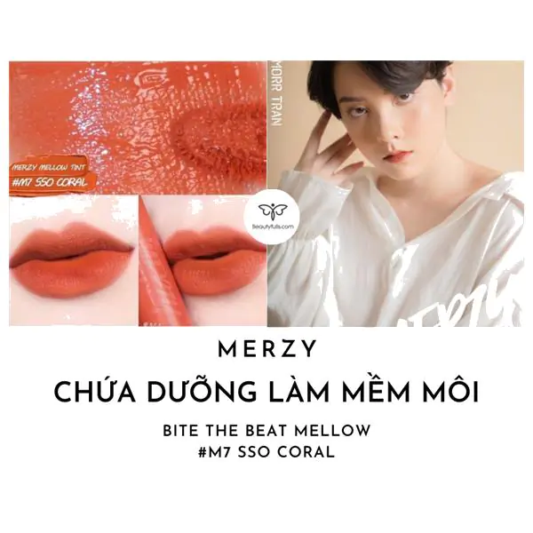 Son Merzy M7 Sso Coral Màu Cam San Hô 