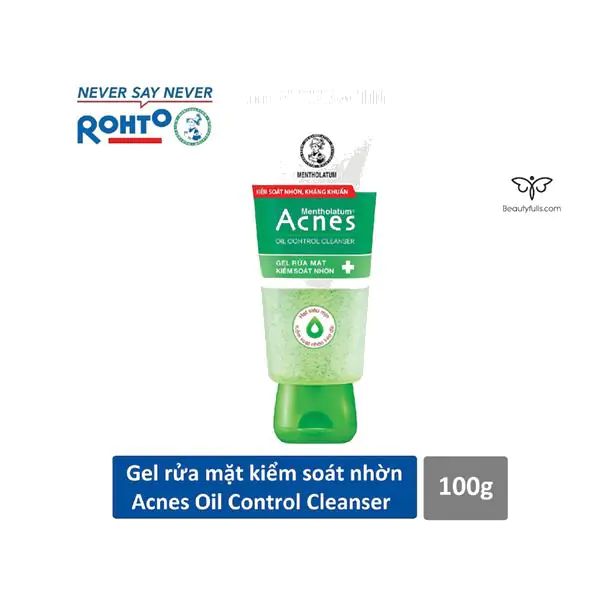 sữa rửa mặt acnes dành cho da dầu