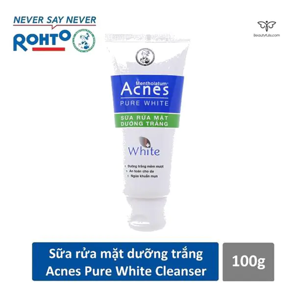 sữa rửa mặt acnes dưỡng trắng da 1
