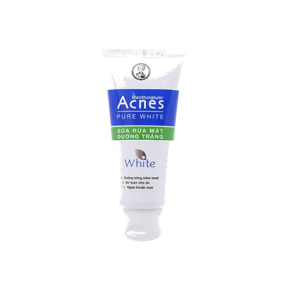 sữa rửa mặt acnes pure white 100g