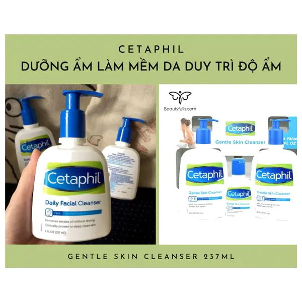 sữa rửa mặt cetaphil gentle cleanser