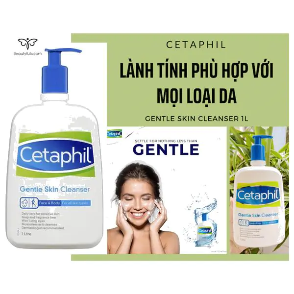 sữa rửa mặt cetaphil gentle skin cleanser