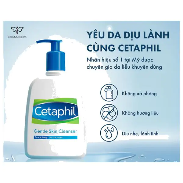 sữa rửa mặt cetaphil gentle skin cleanser