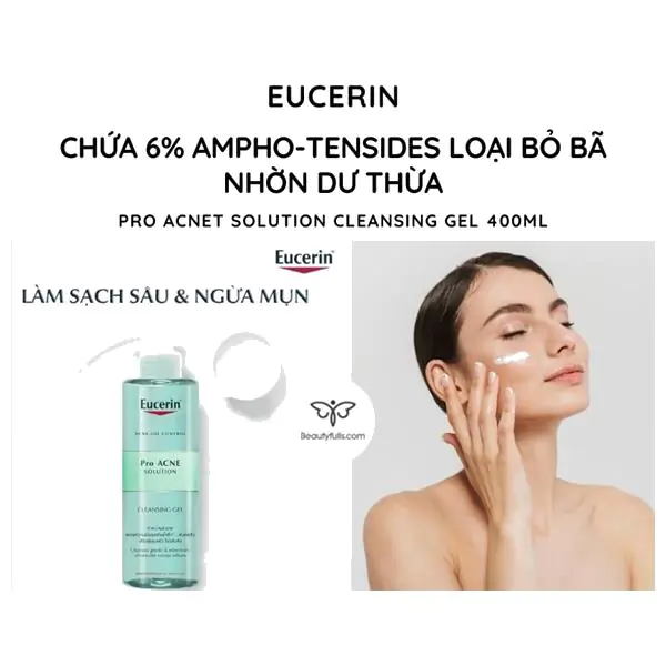 sữa rửa mặt eucerin pro acne
