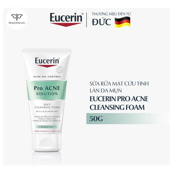 sữa rửa mặt eucerin pro acne solution