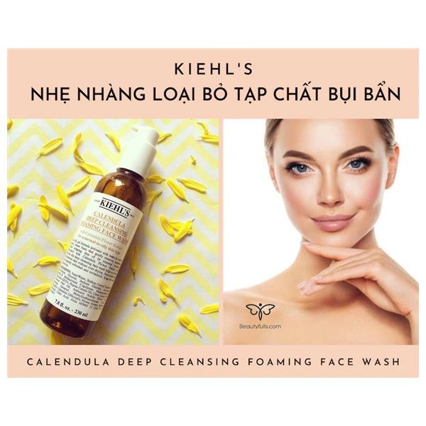 sữa rửa mặt hoa cúc của kiehl's