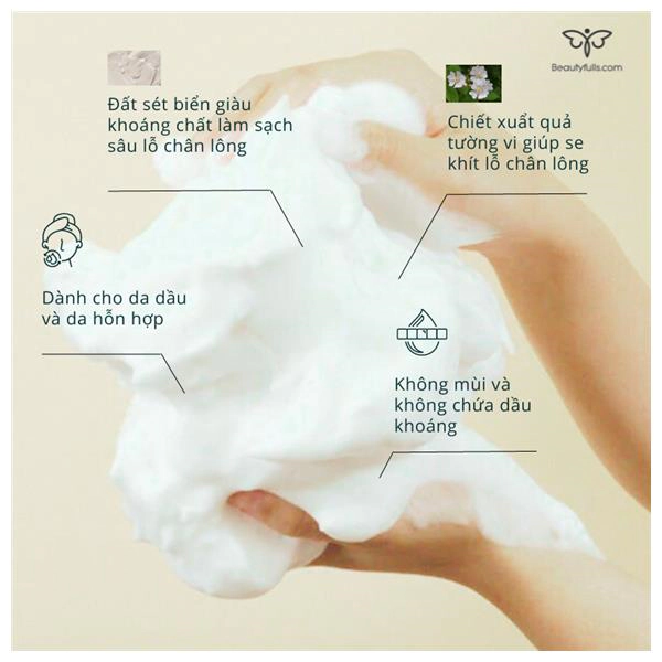 sữa rửa mặt rosette sea clay smooth cleansing paste