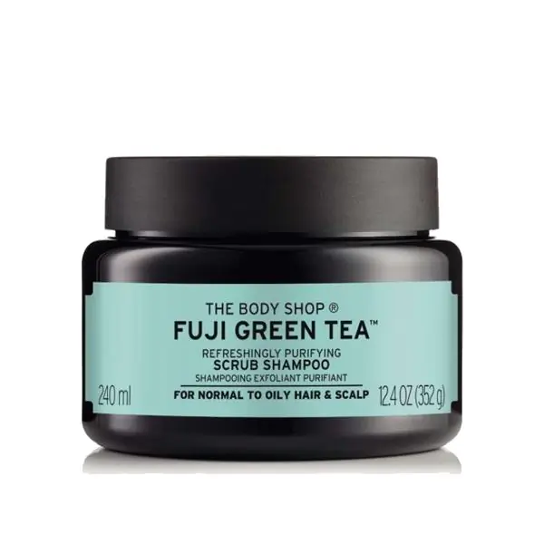 Tẩy Tế Bào Chết Da Đầu The Body Shop Fuji Green Tea Refreshingly Purifying Scrub Shampoo 240ml