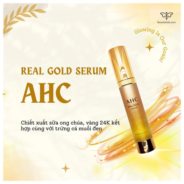 Tinh Chất AHC Real Gold Serum Dưỡng Ẩm