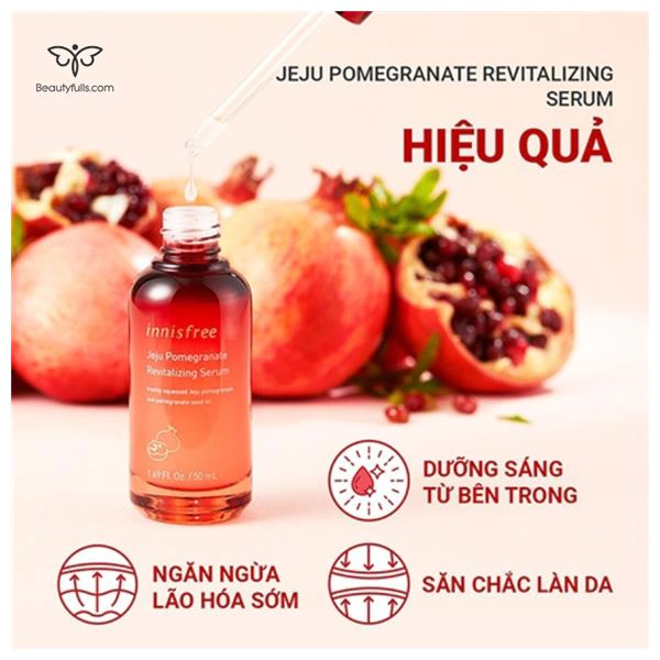 Tinh chất chống lão hóa innisfree jeju pomegranate revitalizing serum  