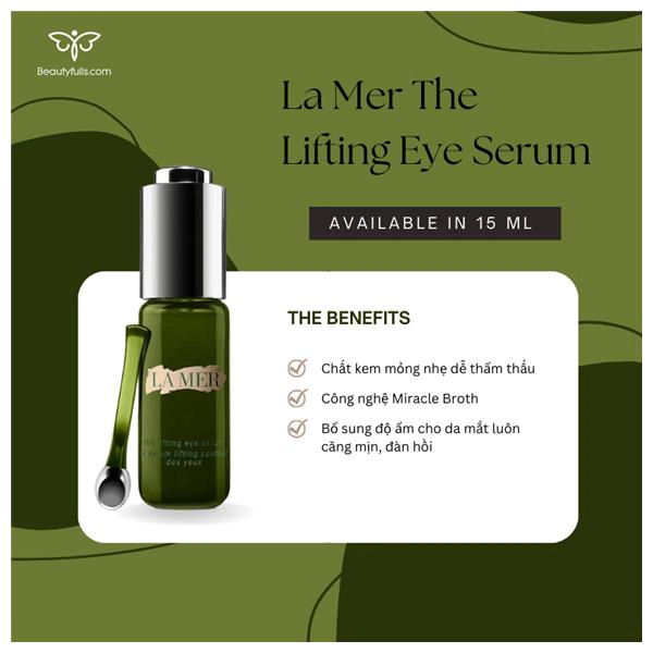 Tinh Chất La Mer The Lifting Eye Serum 15ml