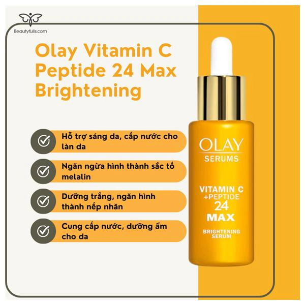 Tinh Chất Serum Olay Vitamin C Peptide 24 Max Brightening