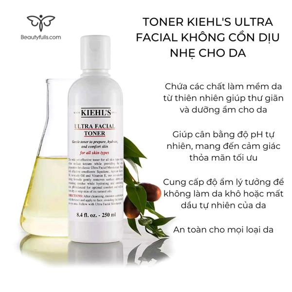 toner kiehl's cho da dầu mụn