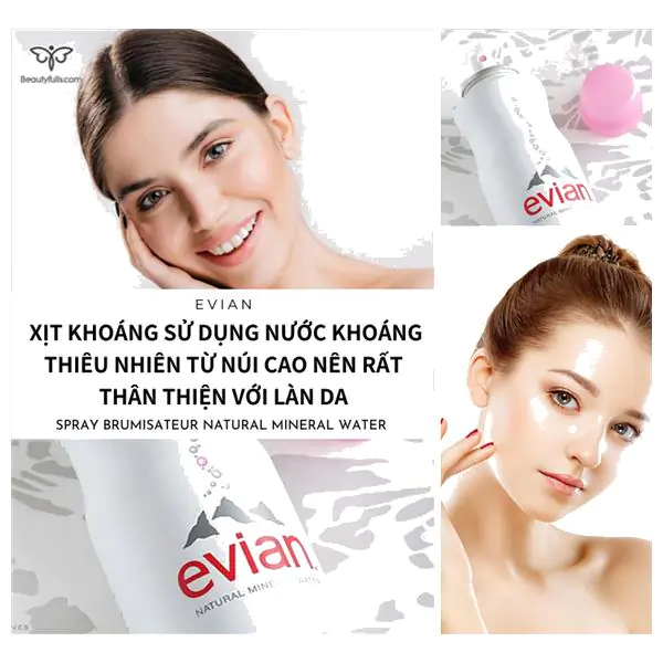 Xịt Khoáng Evian Spray Brumisateur Natural 