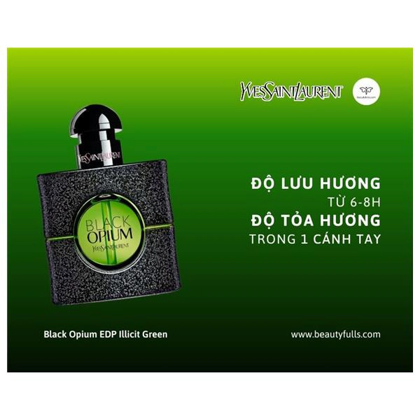 YSL Black Opium EDP Illicit Green 75ml