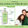 toner simple soothing facial