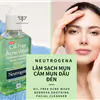 sữa rửa mặt neutrogena oil free màu xanh