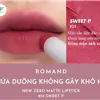 Romand 14 Sweet P Màu Hồng Tím – New Zero Gram Matte Lipstick