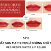 son 3ce red recipe matte lip color