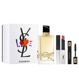 Set YSl 3 Món - Nước Hoa Libre EDP 90ml + Son YSL Slim 112 + Mascara Effet Faux Cils
