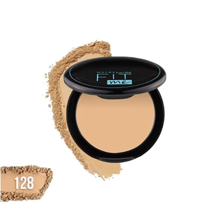 Phấn Nền Fit Me 128 Warm Nude Maybelline 12H Compact Powder 6g 
