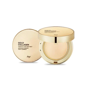 Phấn phủ The Face Shop Gold Collage Ampoule Two-way Pact 9.5g