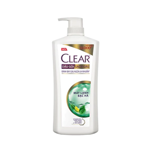 Dầu Gội Clear Bạc Hà 630g Mát Lạnh