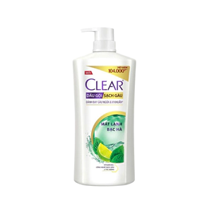 Dầu Gội Clear Bạc Hà 880g Mát Lạnh