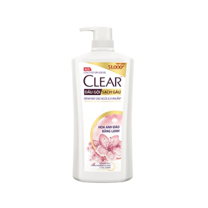 Dầu Gội Clear Hoa Anh Đào 630g Băng Lạnh