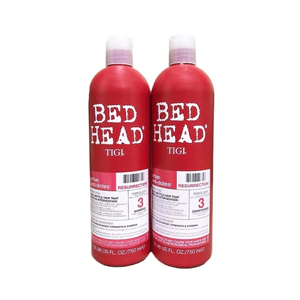 Cặp Dầu Gội TIGI Đỏ Bed Head Resurrection Repair Shampoo For Damaged Hair 750ml + 750ml 