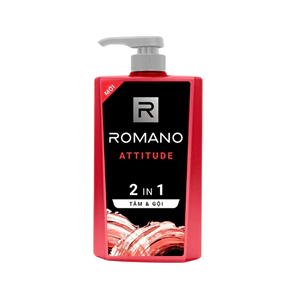 Dầu Gội Sữa Tắm Romano Attitude 2 IN 1 Hair & Body Wash