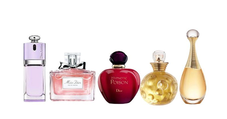 Set nước hoa Dior mini 4 chai 5ml hộp trái tim Dior Joy  Vừa ra mắt