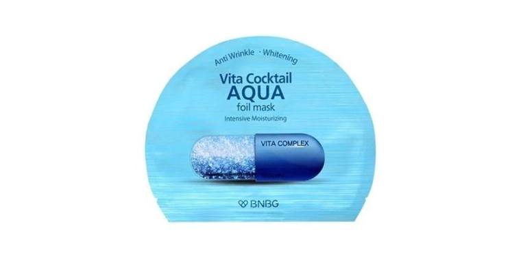 Mặt Nạ Vita Cocktail Aqua Foil Mask BNBG Cấp Ẩm Chuyên Sâu