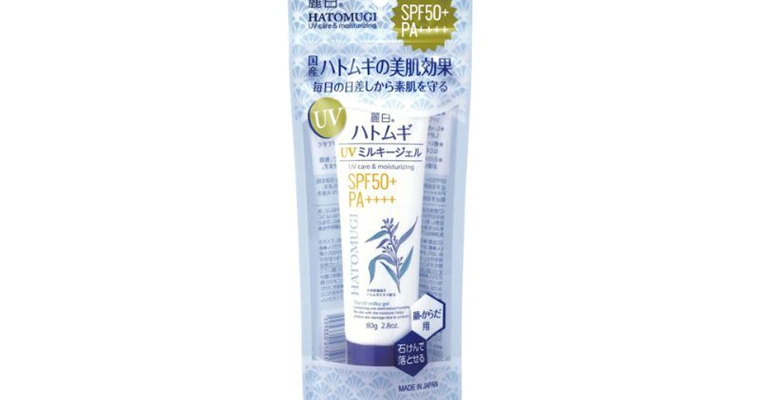 Kem Chống Nắng Hatomugi 80g UV Milky Gel SPF50+ PA++++