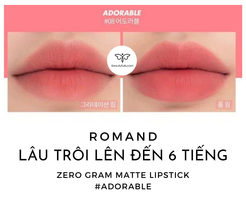 son-romand-mau-08-adorable-cam-san-ho-zero-gram-matte-lipstick
